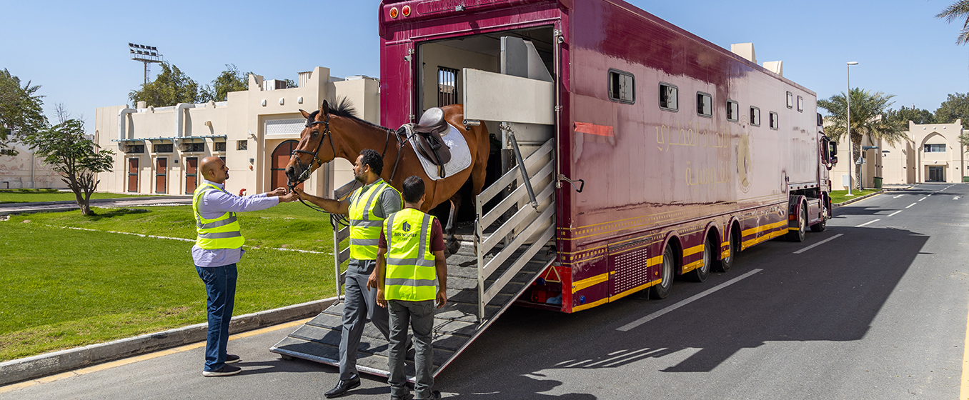 Bin Yousef Cargo handles equine logistics for the Longines Global Champions Tour in Doha